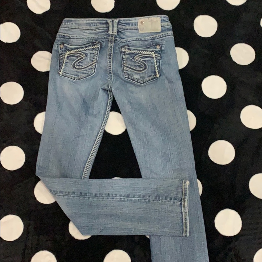 Silver jeans